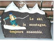 Plaque pierre naturelle